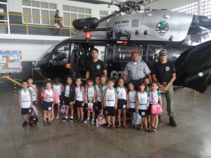 Colégio Santa Fé: Visita no Comando Geral da Polícia Militar