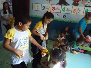 Projeto "Aprendendo a doar"