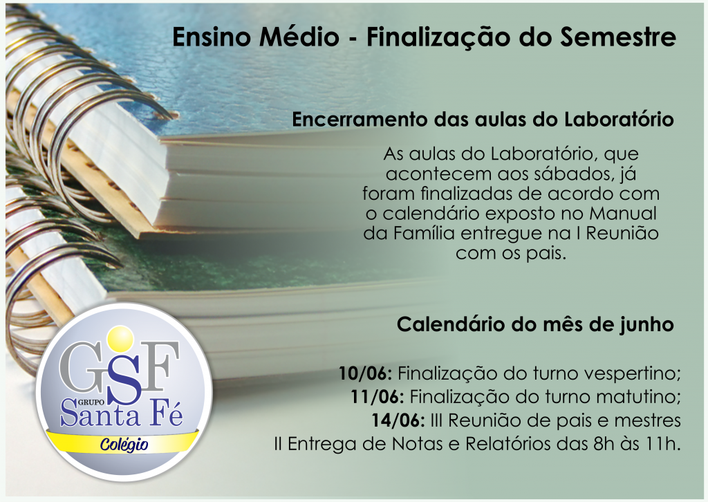 fim do semestre medio