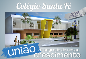 Colégio Santa fé terá novas instalações em 2016