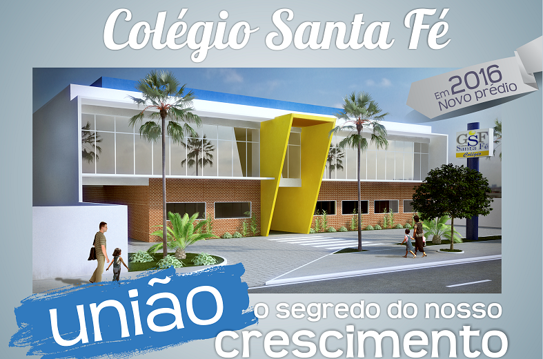 Colégio Santa fé terá novas instalações em 2016