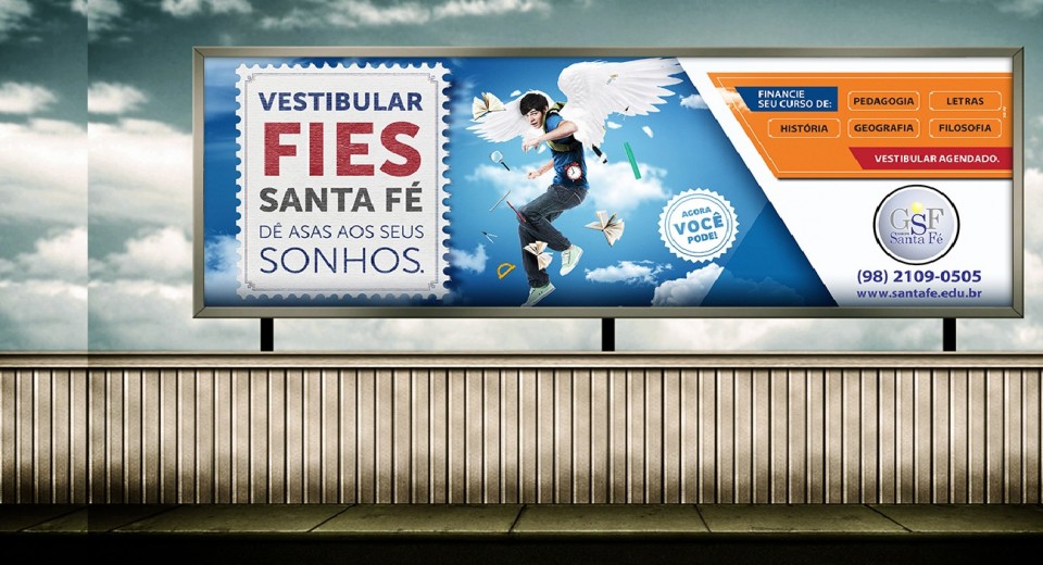 Vestibular 2015.1 Faculdade Santa Fé. Dê asas aos seus sonhos